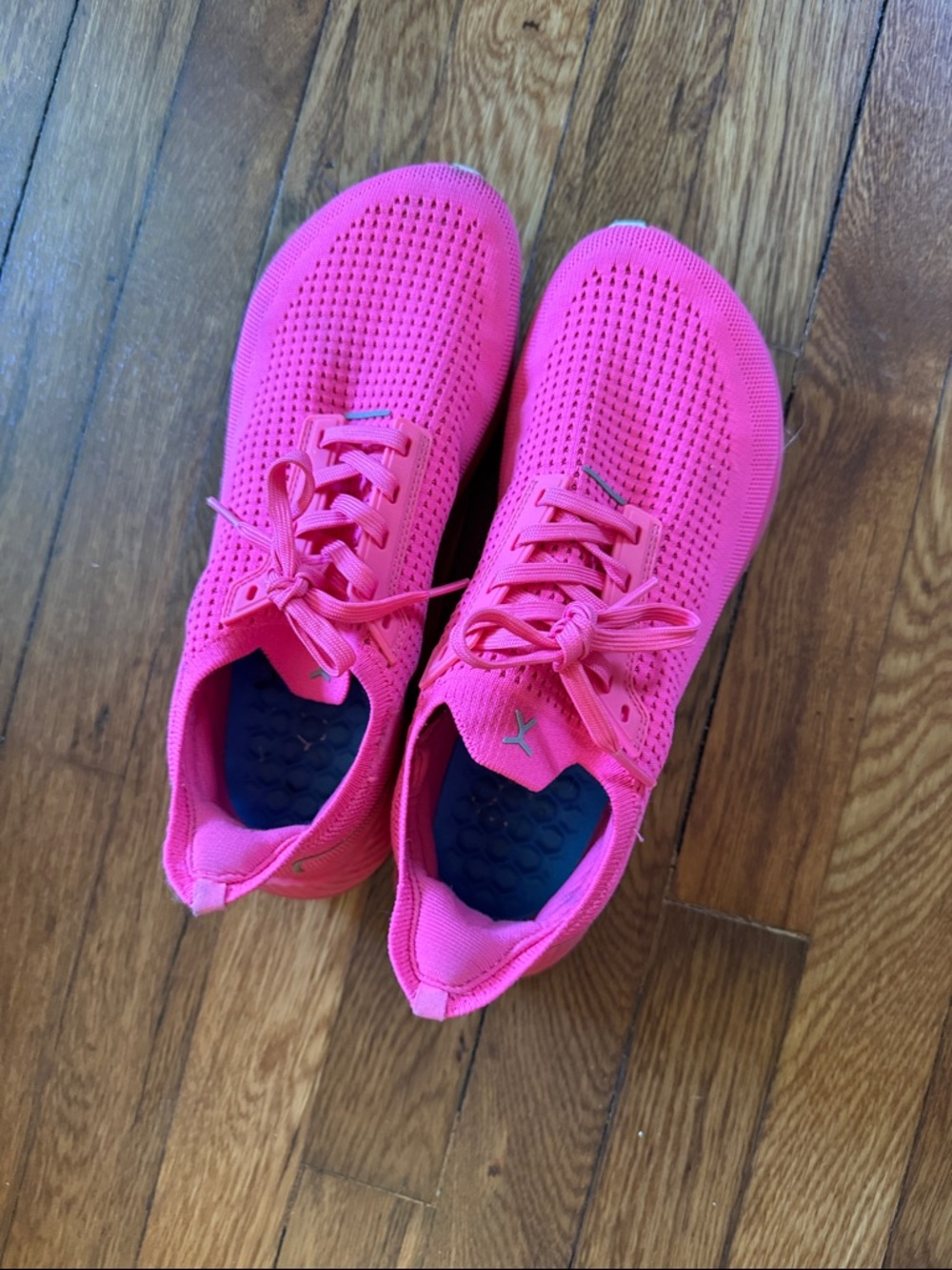 Flux Bright Pink Knit Athletic Sneakers